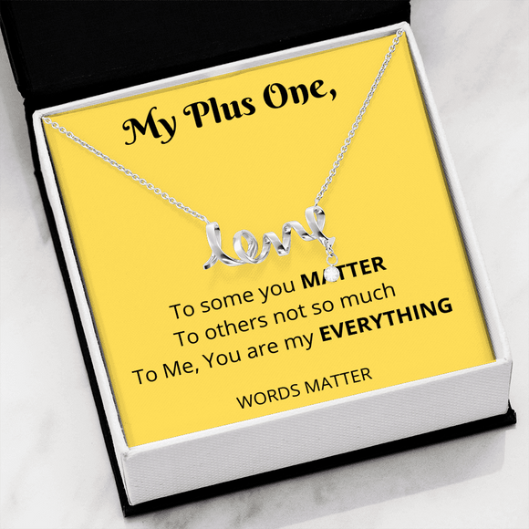 You Matter To Me-Necklace
