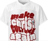 Make Christ Culture Again Boxy Football Jersey