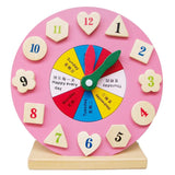 Wooden Weather Season Calendar Clock