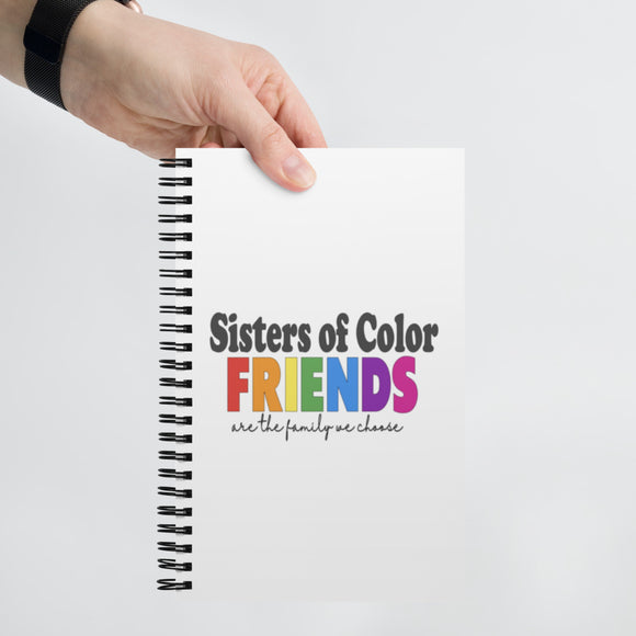 Sisters of Color White Notebook