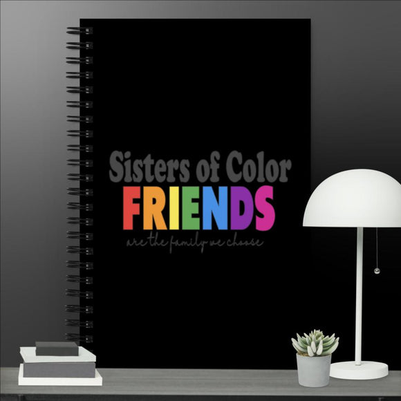 Sisters of Color Black Notebook